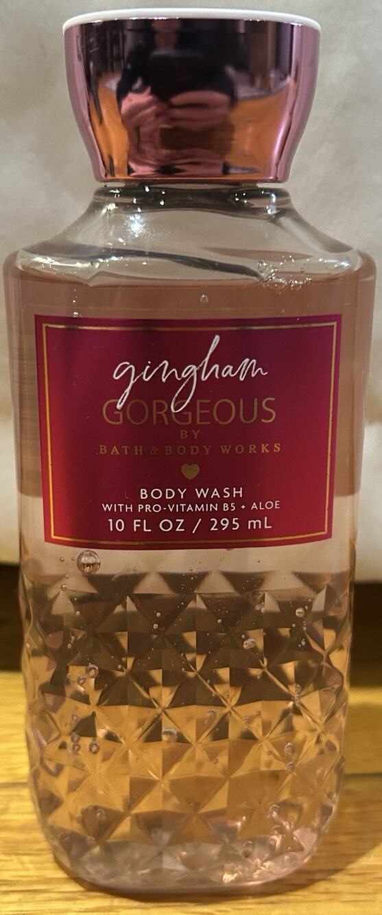 New Bath & Body Works Gingham Gorgeous 10 fl oz Body Wash